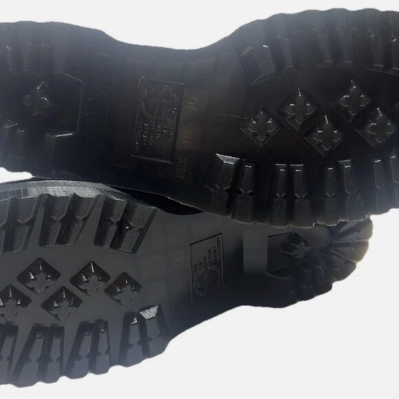 Dr Martens Jadon III Black Pisa Leather 8 Eye Platform Boots M11/W12 NEW